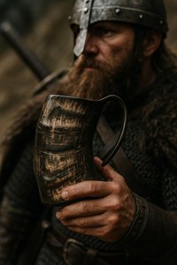 New Arrival Premium Buffalo Horn <b>Coffee</b> Beer <b>Mug</b> Polished Natural Horn Wine Glass Eco-Friendly Food Safe Customizable Souvenir - Product Image 3