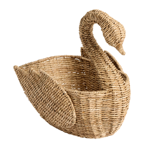 Cesta de Almacenamiento de Juguetes de Ratán Premium Swan, Muebles para Habitación Infantil, Hermosa Cesta de Almacenamiento Tejida, Venta al por Mayor - Product Image 2
