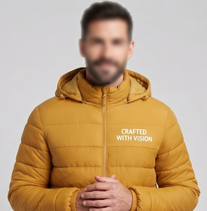 <b>Men</b> <b>Warm</b> Winter Hooded Padded Coat <b>Men</b> Outdoor Windproof Puffer <b>Jacket</b> <b>Men's</b> Water Resistant Padded Winter <b>Jackets</b> - Product Image 5
