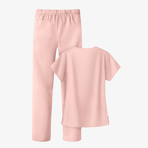 Uniformes de Hospital OEM de Alta Calidad Personalizados para Mujer, Cómodos, de Tela Satén Elástica Tejida, con Tecnología de Detección de Agujas y Fusión sin Costuras - Product Image 2