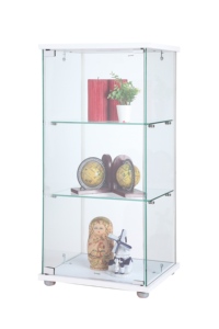 Modern Tempered Glass <b>Bookshelf</b> Luxury Display Cabinet Living Room Furniture for Home Hotels Apartments Entry Villa Bar - Product Image 3