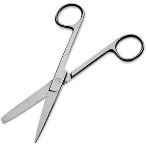 Tijeras de gasa para primeros auxilios de acero inoxidable 430, tijeras rectas para cortar el pelo de la nariz, tijeras de belleza de Dentavex - Product Image 6