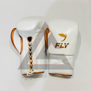 Nuevos Guantes de Boxeo Profesionales Pro Fight Fly con Cordones, 100% Cuero Original, Guantes de Boxeo Profesionales Pro Punching Fly - Product Image 2