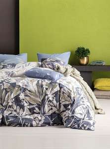 Ensemble de literie haut de gamme 4 pièces moderne à motifs floraux, écologique, biologique, personnalisable, toutes saisons |   Housse de couette 3D ajustée |   500TC - Product Image 3