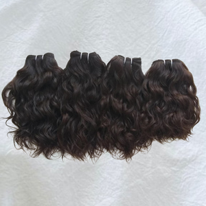 Extensiones de Cabello Virgen Remy Indio con Onda Natural al por Mayor, Fabricante de Chennai, Tamil Nadu, Paquetes de Cabello Natural de Templo - Product Image 6