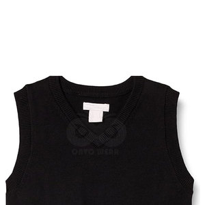 Classic Knitted Vest <b>Men</b> V <b>Neck</b> Sleeveless <b>Sweater</b> Casual Daily Wear Fashion Knitwear Bulk Supplier - Product Image 5