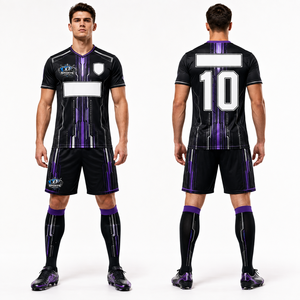 Premium Quality Men's <b>Soccer</b> Uniforms Double Knit Polyester Fabric Durable Custom Design & Logo For All Team - Product Image 1