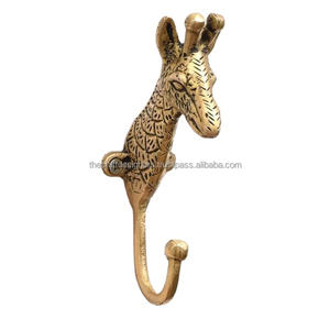 Crochet mural en laiton simple coulé Crochet de support multifonctionnel Meilleure qualité Animal avait visage Crochet mural en métal solide à prix raisonnable - Product Image 6