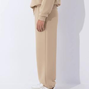 Pantalones Deportivos Casuales de Encaje para Mujer, con Bolsillos, Cintura Media, 100% Algodón, para Yoga, Ejercicio y Running - Product Image 3