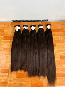 Extensiones de Cabello Vietnamitas 100% Cabello Humano Virgen Vietnamita en Paquetes, Extensiones de Cabello Remy, Color Natural, 3 Piezas de 100g - Product Image 3