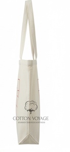 Sacs shopping personnalisés à long manche, impression logo, best-seller ART-701-01, sacs shopping en coton de haute qualité, en vente - Product Image 2