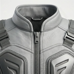 Veste de moto en cuir véritable pour homme de qualité supérieure, nouvelle arrivée, vestes de moto d'hiver, protections amovibles, personnalisables - Product Image 4