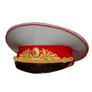 Gorra Clásica Vintage de Primera Calidad con Visera Bordada, Gorra Formal de Mezcla de Lana Personalizada para Coleccionistas, Uso Ceremonial y de Disfraces - Product Image 6