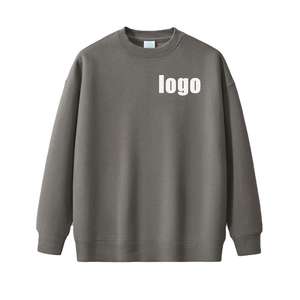 เสื้อสเวตเชิ้ตสตรีทแวร์แบบกำหนดเอง ขายส่ง ผู้ผลิต OEM ผู้จัดจำหน่าย ผ้าฝ้ายฟลีซ คอกลม แบรนด์ส่วนตัว ผลิตจำนวนมาก - Product Image 1