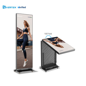 Écran <span class=keywords><strong>LED</strong></span> pliable vertical sans soudure pour affichage publicitaire, HD GOB P1.53 P1.86 P2 P2.5, pour intérieur, vente en gros - Product Image 2