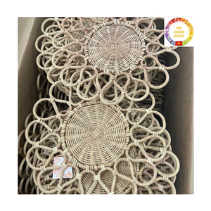 Eco-Friendly Rattan Placemat | Handmade <b>Table</b> <b>Mat</b> | Non-Slip Dining Decor | Wholesale Supplier - Product Image 2