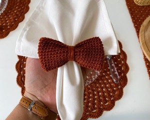 Anillos de Servilleta de Ganchillo Hechos a Mano de Primera Calidad con Diseño Artístico para Decoración de Mesa de Comedor, Bodas, Fiestas y Uso Doméstico - Product Image 3