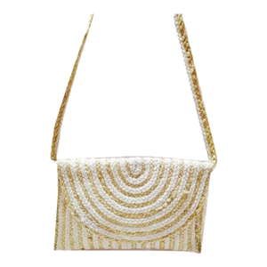 Sac bandoulière en jute tendance, léger, avec un design moderne - Product Image 6