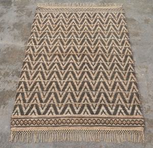 ชุดพรมเส้นใยธรรมชาติทำด้วยมือผ้าแจ็คการ์ดทรงสี่เหลี่ยมผืนผ้าทอจากผ้าฝ้าย chenille kilim JT-7333 - Product Image 1