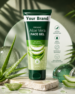 Gel pour le visage à l'aloe vera en gros pour l'hydratation de la peau |   Fournisseur OEM et de marques privées - Product Image 1