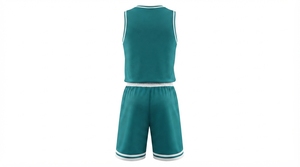 Conjunto de Uniforme de Baloncesto Personalizado, Jersey y Pantalones Cortos de Alto Rendimiento, Ropa Deportiva Transpirable para Hombres y Niños - Product Image 5
