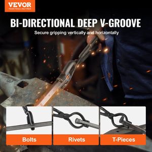 Pinze da Fabbro 18-V in Acciaio al Carbonio Lungo, Pinze per Bulloni, Pinze da Forgiatura in Acciaio A3, Rivetti Irregolari per Forgiatura del Metallo, Macchinari per Forgiatura - Product Image 2