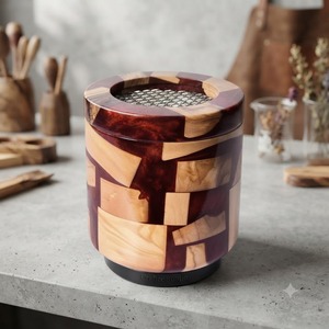 Quemador de Incienso de Madera Hecho a Mano, Difusor de Aromaterapia de Resina para Decoración Religiosa del Hogar - Product Image 1