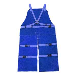Delantal de Soldador de Cuero Vacuno Resistente al Fuego, Certificado, de Algodón, Delantal de Seguridad Industrial para Soldadura - Product Image 3