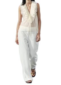 เสื้อคอวีสำหรับผู้หญิงทันสมัยพิมพ์ลายสวยงามมีรูปทรงเงาที่ทันสมัยเหมาะสำหรับทุกฤดูกาล - Product Image 2