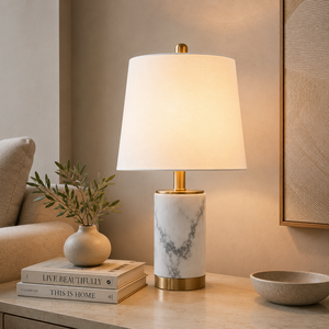 Solución de Iluminación Decorativa con Travertino Refinado que Ofrece la Belleza de la Piedra Natural, Artesanía Excepcional y Colocación Versátil - Product Image 6