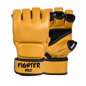 Gants de MMA en cuir artificiel pour l'entraînement au sparring, Muay Thai, Kickboxing, Gym, logo personnalisé, qualité professionnelle - Product Image 5