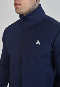 Survêtement unisexe à capuche et fermeture éclair intégrale personnalisé en polyester/coton écologique avec impression de logo sur mesure - Product Image 4