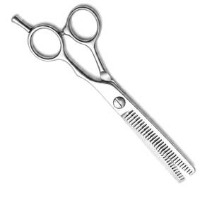 Ciseaux professionnels de coiffure en acier inoxydable à 30 dents, pour droitiers, à long manche, pour la texture des cheveux, pour salon de coiffure - Product Image 3