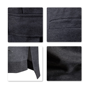 Ensemble de survêtement deux pièces décontracté pour homme White Bird Express : sweat à capuche gris vieilli et pantalon cargo jogger – Style streetwear écoresponsable 100 % - Product Image 5
