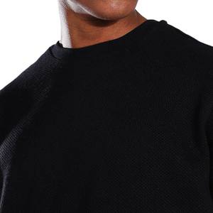 Camiseta Negra Lisa para Hombre 2026, Cuello Redondo Clásico de Algodón, Manga Corta, Estilo Casual Básico para Uso Diario, Cómoda y de Alta Calidad - Product Image 5