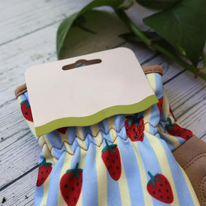 Guante de jardinería de cuero de búfalo para adultos, diseño personalizado impreso, ventilado, resistente, antiestático, antideslizante y duradero. - Product Image 4