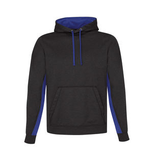 Sweat à capuche pour homme avec logo personnalisé, 300 g/m², surdimensionné, épais, en coton lourd, coupe courte, ourlet brut, rose, pour l'hiver - Product Image 5