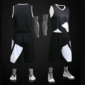 Tenues de basket-ball réversibles fabriquées en usine, uniformes de basket-ball par sublimation, ensemble de maillots pour équipe de basket-ball - Product Image 3