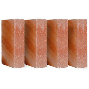 Ladrillos de Sal del Himalaya de Corte Natural para Decoración de Paredes Rústicas, Baldosas de Sal Rosa de 8x4x2 para Bienestar, Precio de Fábrica - Product Image 1