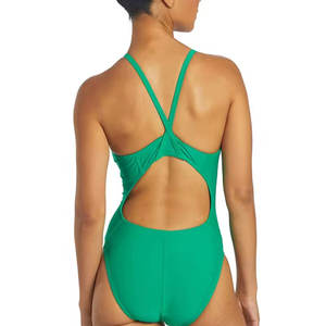 Maillot de bain une pièce pour femmes, tissu extensible, séchage rapide, pour la plage, la piscine et l'entraînement - Product Image 5