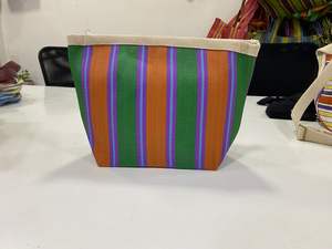 RTS S-Saint B-Barth Striped Zip-Up Clutch Neoprene for <b>Toiletry</b> <b>Bag</b> Unisex Hanging Makeup Cosmetic <b>Bag</b> for Women - Product Image 6