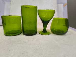 Gobelet en verre élégant à finition bulle pour la maison et les restaurants - Product Image 5