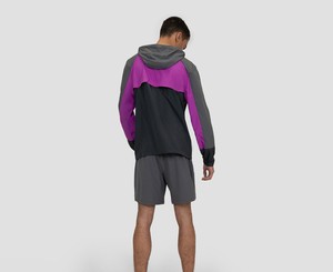 <b>Men</b> Packable Windbreaker <b>Jacket</b> Lightweight Hooded Zip Up Breathable Outdoor Sports Walking Running <b>Jacket</b> OEM ODM Custom - Product Image 2