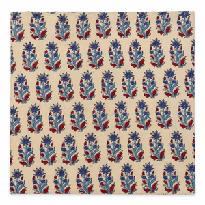 Tela Floral 100% Algodón con Estampado a Mano para Ropa de Cama, Fundas de Edredón y Diseños Personalizados - Product Image 4