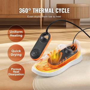 Asciugatore e Scaldascarpe Elettrico Portatile, Asciugatura Rapida, Pieghevole, con Spina USA, Deodorante per Scarpe e Stivali da Neve - Product Image 6