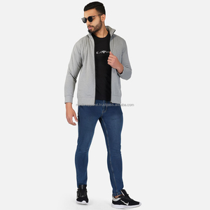 Nardon Apparel OEM Invierno Zip up Stand Collar Bordado personalizado Logo Bolsillo - Product Image 5