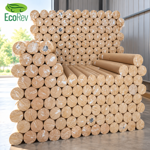 Rouleau de papier kraft brun EcoRev 70gsm 80gsm 90gsm perforé pour vêtements 90 pouces x 100m Écologique - Product Image 1