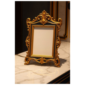 Decorative Metal <b>Photo</b> <b>Frame</b> Ornate Gold <b>Black</b> Tabletop Picture <b>Frame</b> Vintage Display Gift - Product Image 5