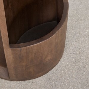 Table d'appoint Vandana Terra Elara 45x30 cm en bois Kenoly - Product Image 5