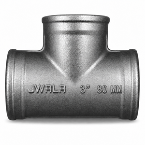 Raccord en T de 80 mm (3 pouces) en acier inoxydable SS316 pour fluides chimiques, connexion de tuyau en acier inoxydable fileté femelle à trois voies - Product Image 1